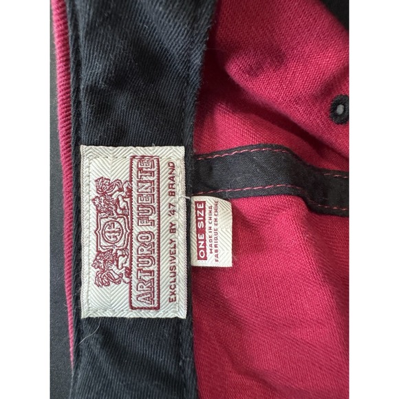 Arturo Fuente Hat Mens One Size Red Baseball Cap SnapBack‎ Adjustable - Picture 6 of 7